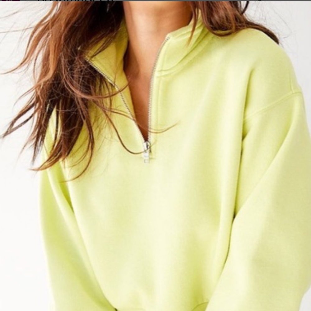 ARITZIA TNA Quarter Zip Cozy Fleece, Sz S. - Picture 1 of 10